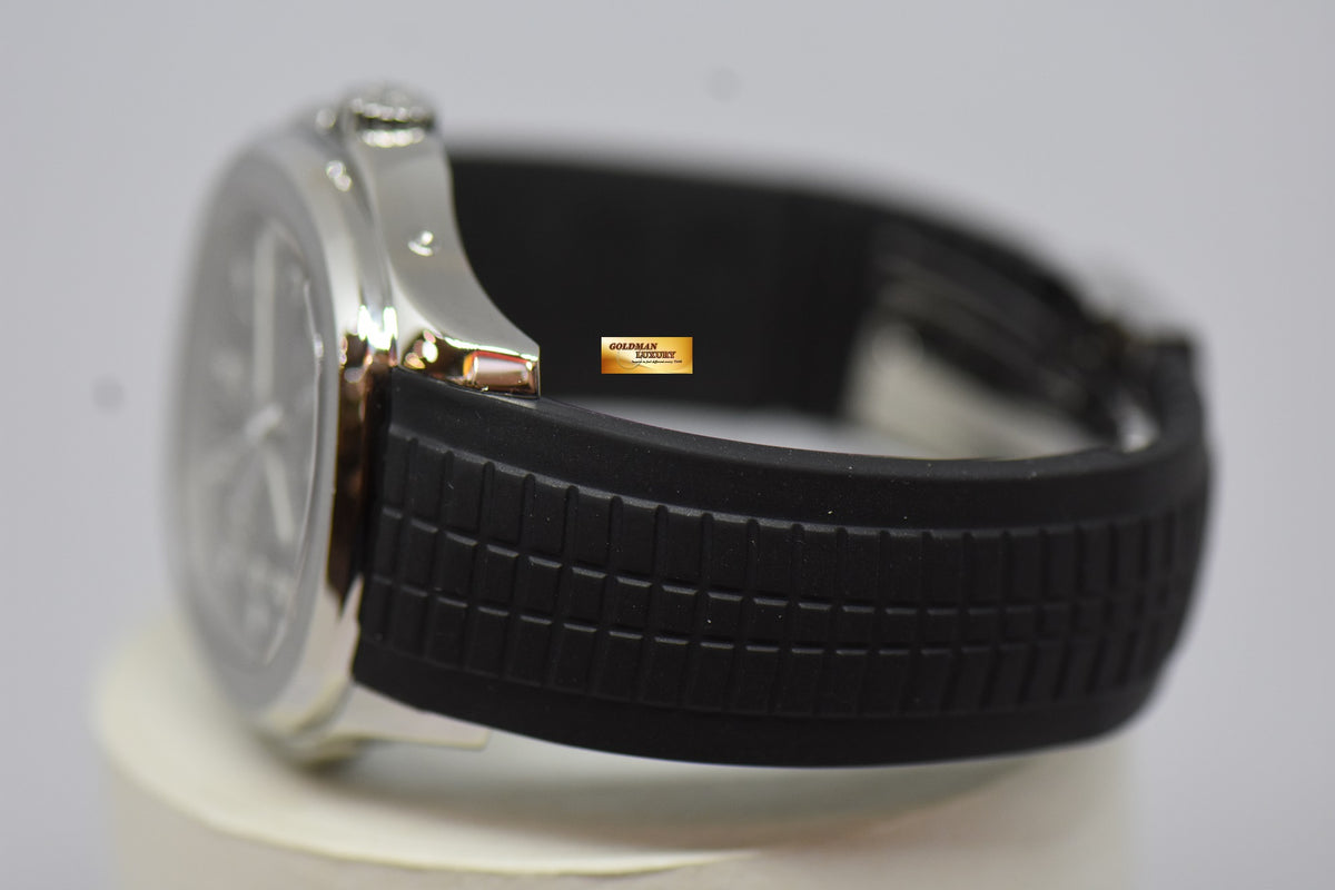 [SOLD] PATEK PHILIPPE AQUANAUT TRAVEL TIME 40.8mm STEEL IN RUBBER 5164A AUTOMATIC (LNIB)