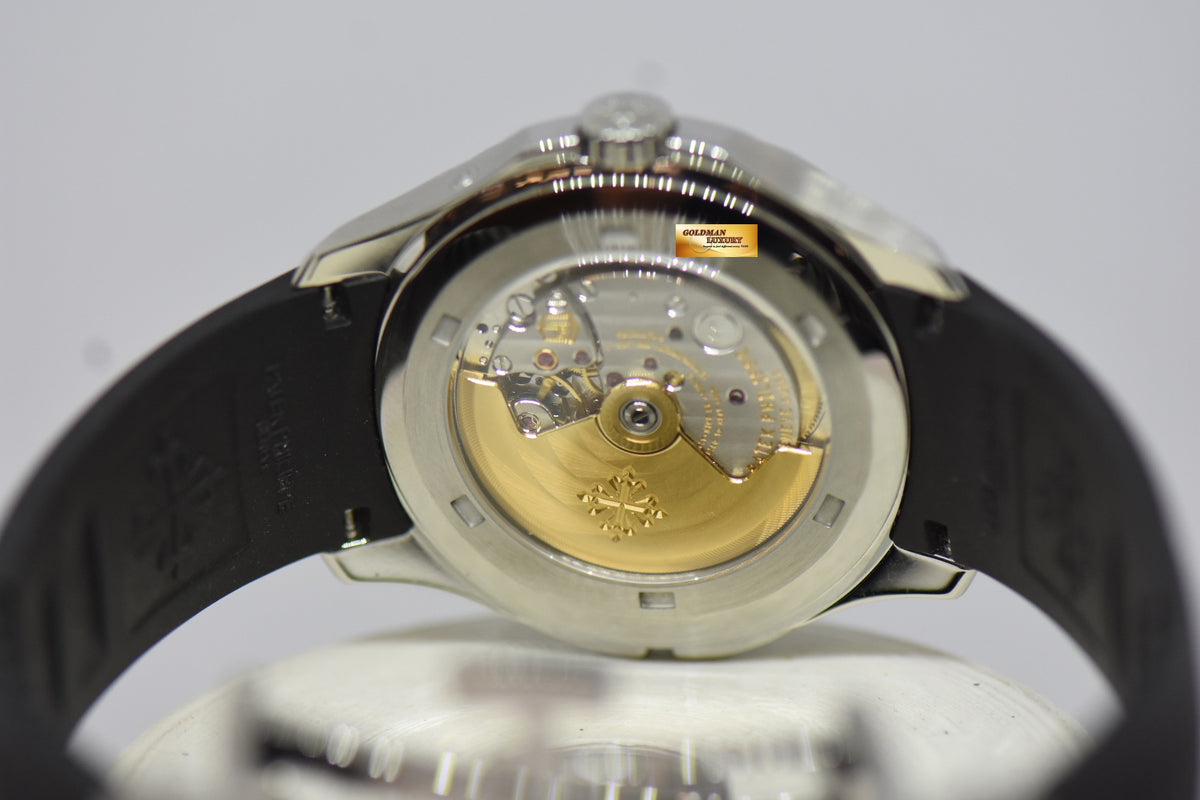 [SOLD] PATEK PHILIPPE AQUANAUT TRAVEL TIME 40.8mm STEEL IN RUBBER 5164A AUTOMATIC (LNIB)