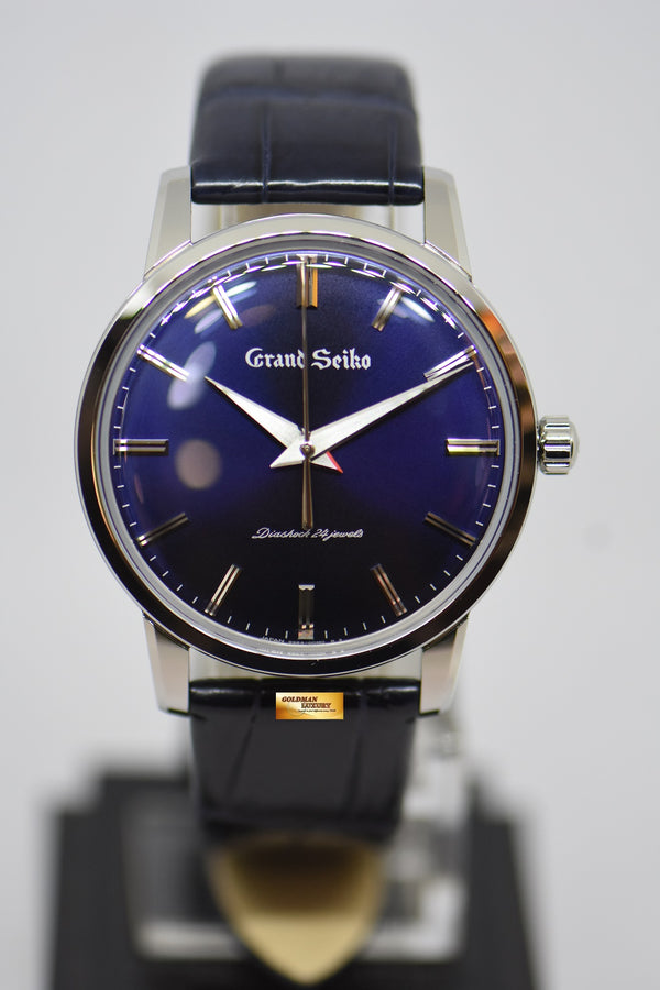 [SOLD] GRAND SEIKO RE-CREATION 60TH ANNIVERSARY 38mm HARD TITANIUM BLUE DIAL MANUAL WINDING SBGW259 (NEW-UNWORN)