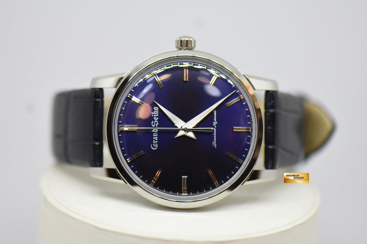 [SOLD] GRAND SEIKO RE-CREATION 60TH ANNIVERSARY 38mm HARD TITANIUM BLUE DIAL MANUAL WINDING SBGW259 (NEW-UNWORN)