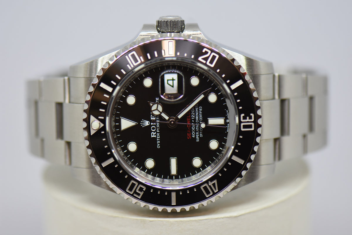 [SOLD] ROLEX OYSTER RED SEA-DWELLER 50TH ANNIVERSARY MARK II DIAL BLACK CERAMIC BEZEL Ref : 126600 (LNIB)