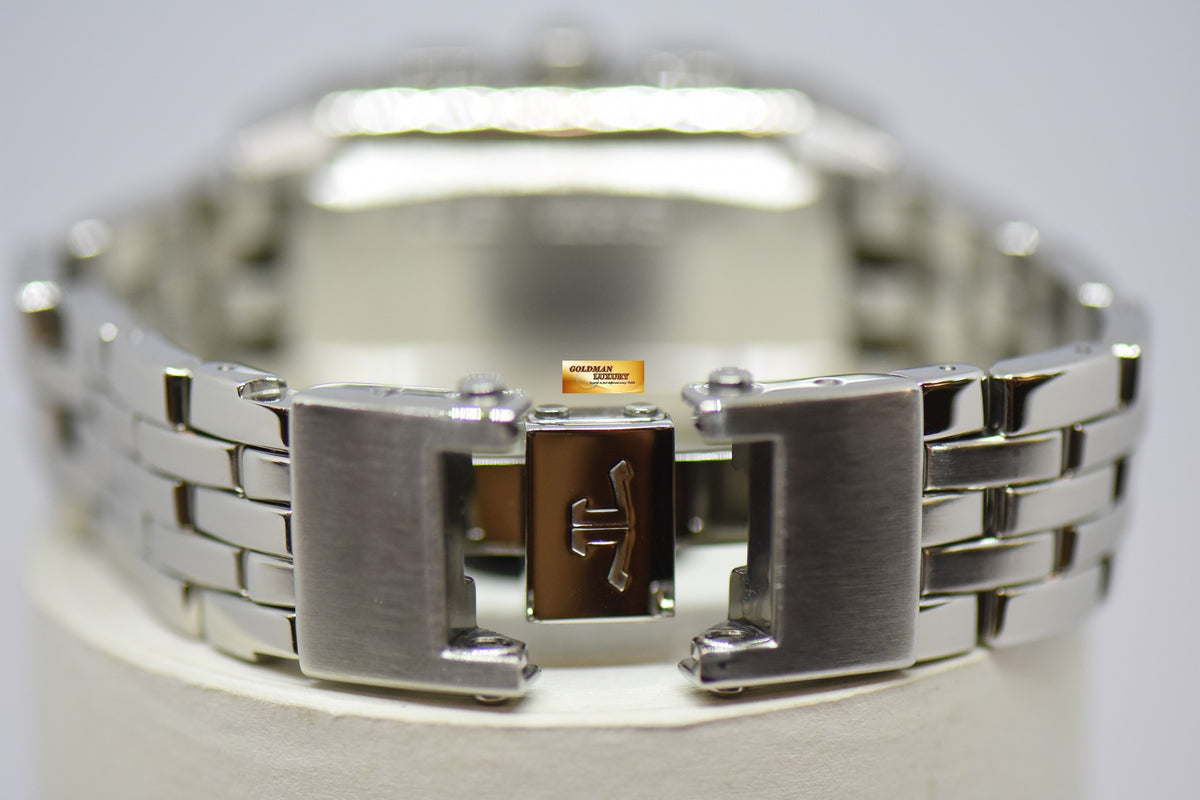 [SOLD] JLC GRAN SPORT REVERSO CHRONOGRAPH STEEL IN BRACELET MANUAL WINDING 295.8.59 (MINT)