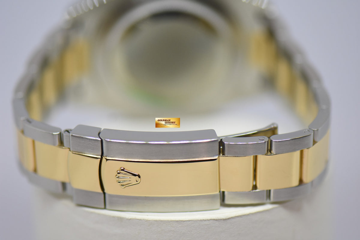 [SOLD] ROLEX OYSTER PERPETUAL DATEJUST II 41mm GOLD DIAMOND DIAL GOLD / STEEL IN OYSTER BRACELET 116333 (MINT)