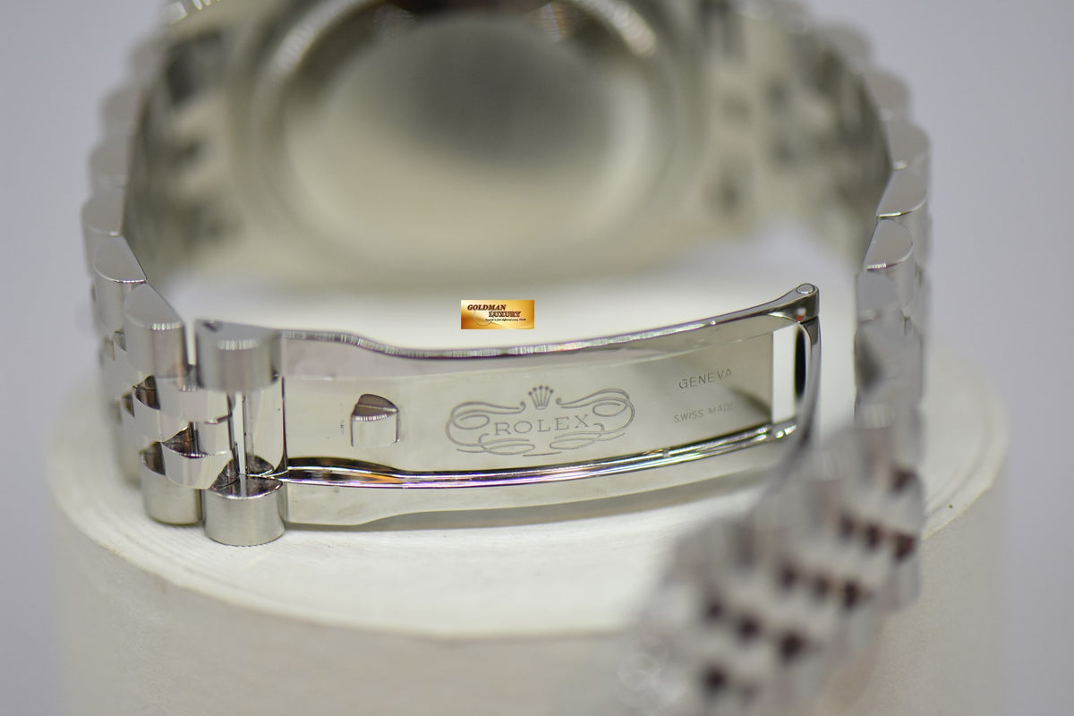 [SOLD] ROLEX OYSTER PERPETUAL DATEJUST 36mm STEEL IN JUBILEE BRACELET SILVER DIAMOND DIAL 116234 (MINT)