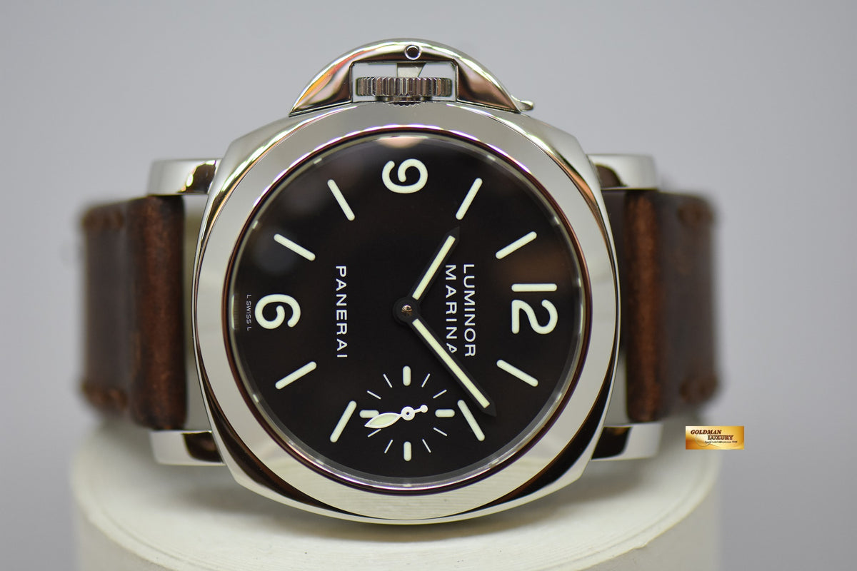 [SOLD] PANERAI LUMINOR MARINA 44mm LEFTY (DESTRO) MANUAL WINDING BLACK PAM 115 (MINT)