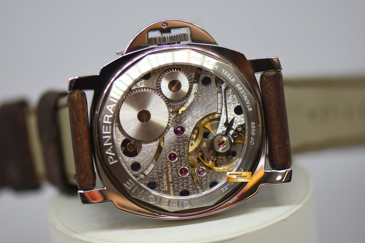 [SOLD] PANERAI LUMINOR MARINA 44mm LEFTY (DESTRO) MANUAL WINDING BLACK PAM 115 (MINT)