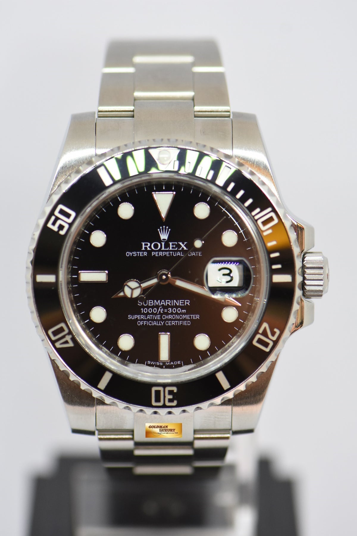 [SOLD] ROLEX OYSTER PERPETUAL SUBMARINER CERAMIC BLACK 116610LN (MINT)