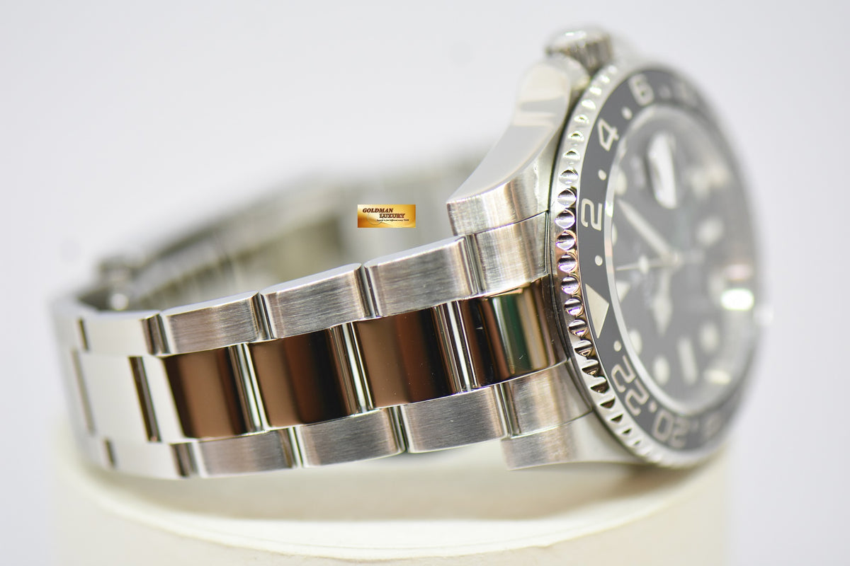 [SOLD] ROLEX OYSTER PERPETUAL GMT-MASTER II 40mm CERAMIC BLACK AUTOMATIC 116710LN (MINT)