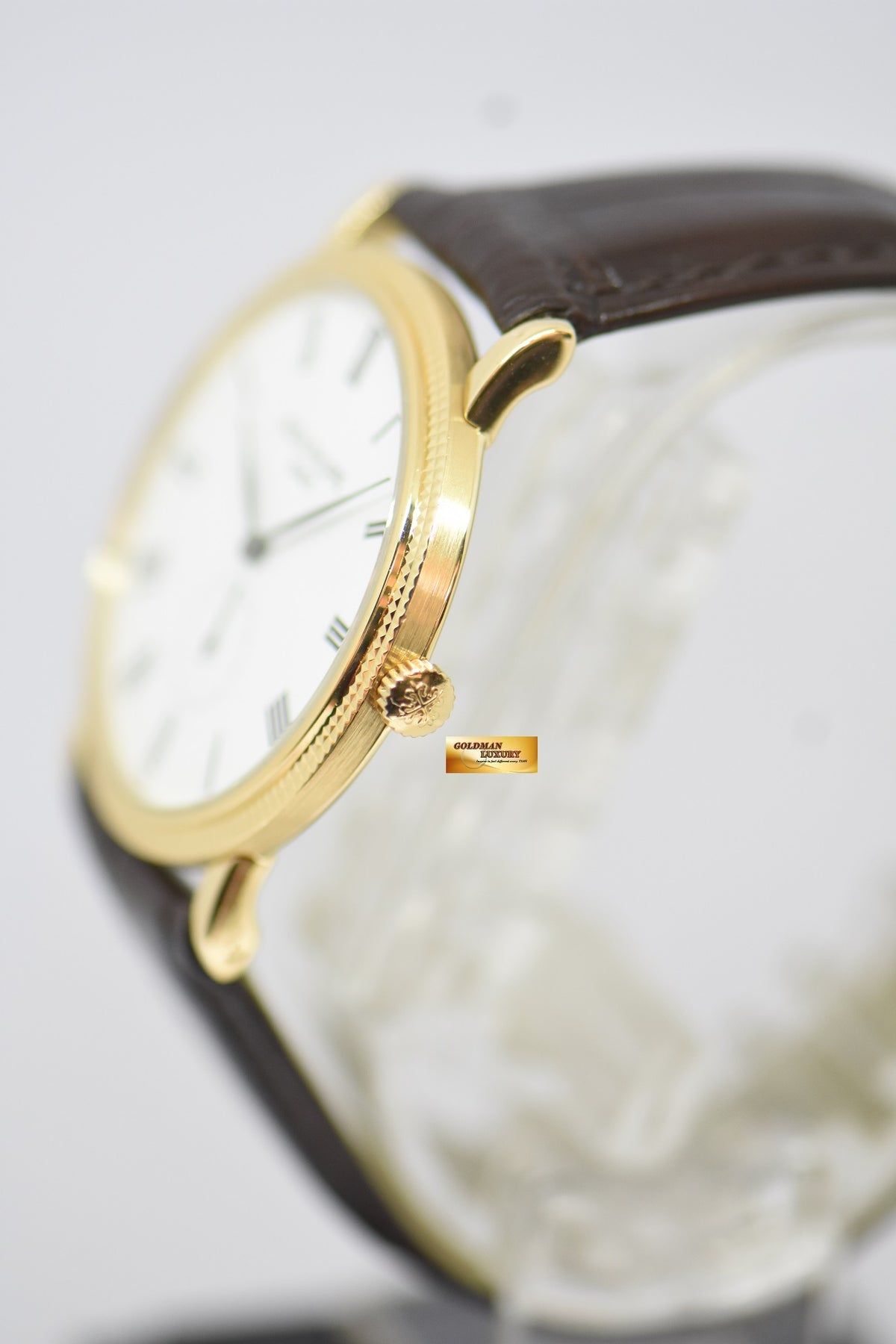 [SOLD] PATEK PHILIPPE CALATRAVA 36mm HOTNAIL BEZEL YELLOW GOLD SUB-SEC DIAL MANUAL WINDING 5119J (MINT)