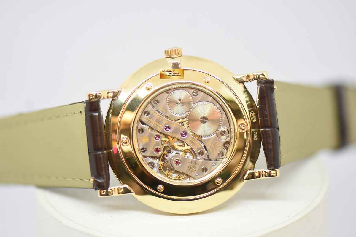 [SOLD] PATEK PHILIPPE CALATRAVA 36mm HOTNAIL BEZEL YELLOW GOLD SUB-SEC DIAL MANUAL WINDING 5119J (MINT)