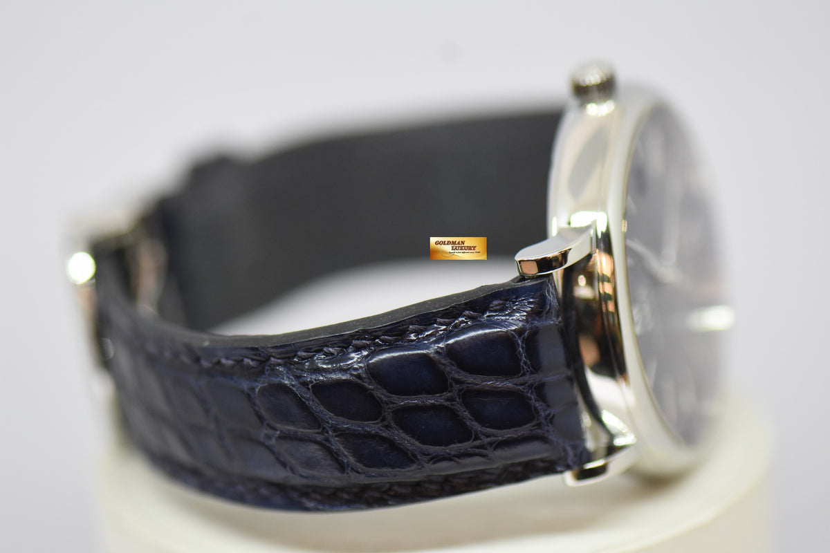 [SOLD] IWC PORTOFINO 40mm STEEL IN LEATHER STRAP BLACK AUTOMATIC IW3565-02 (MINT)