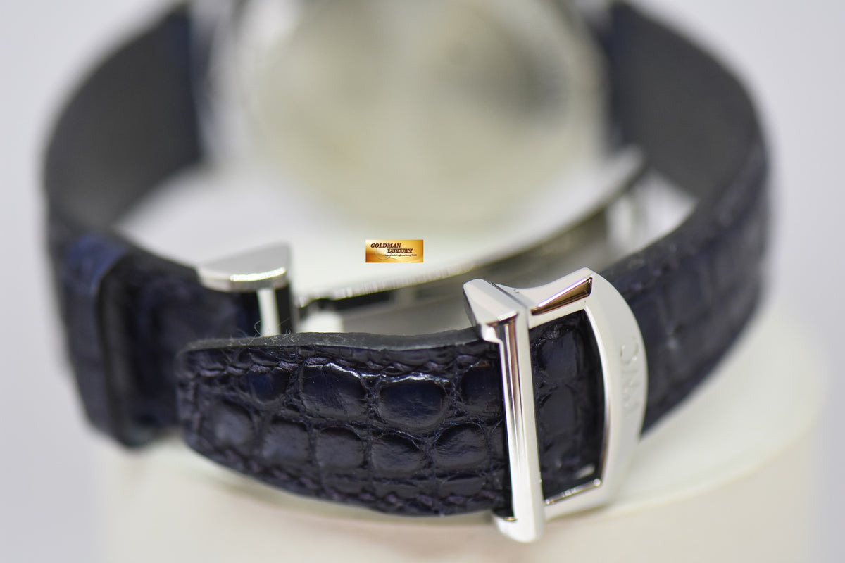 [SOLD] IWC PORTOFINO 40mm STEEL IN LEATHER STRAP BLACK AUTOMATIC IW3565-02 (MINT)