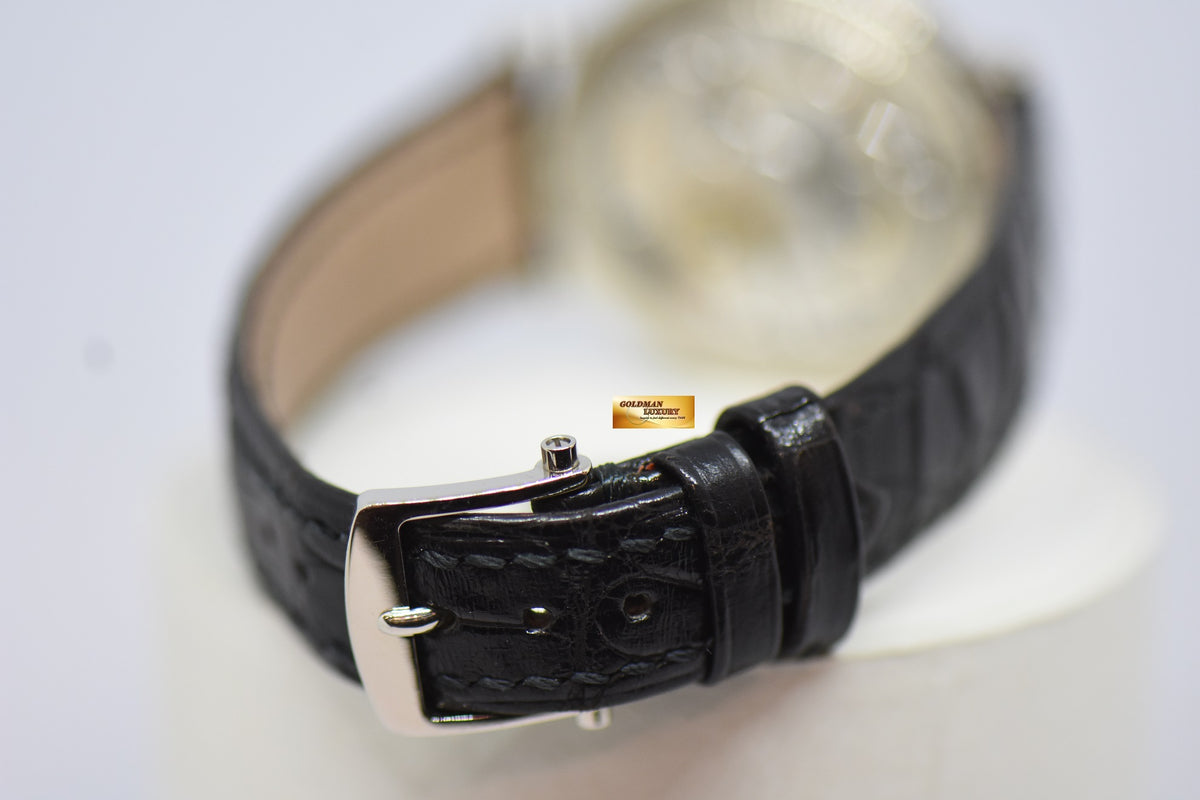 [SOLD] BREGUET CLASSIQUE 34mm 18K WHITE GOLD IN LEATHER STRAP MANUAL WINDING 5907 (MINT)