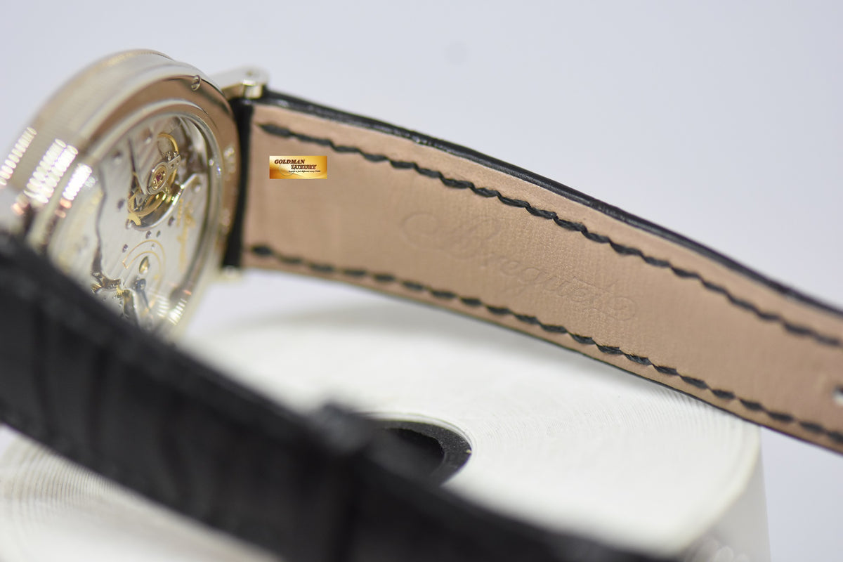 [SOLD] BREGUET CLASSIQUE 34mm 18K WHITE GOLD IN LEATHER STRAP MANUAL WINDING 5907 (MINT)