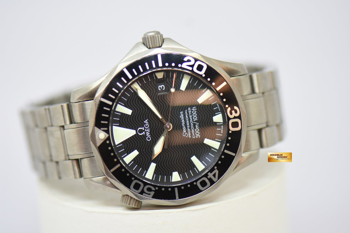 [SOLD] OMEGA SEAMASTER PROFESSIONAL DIVER 41mm TITANIUM IN BRACELET AUTOMATIC 2231.5000 (MINT)