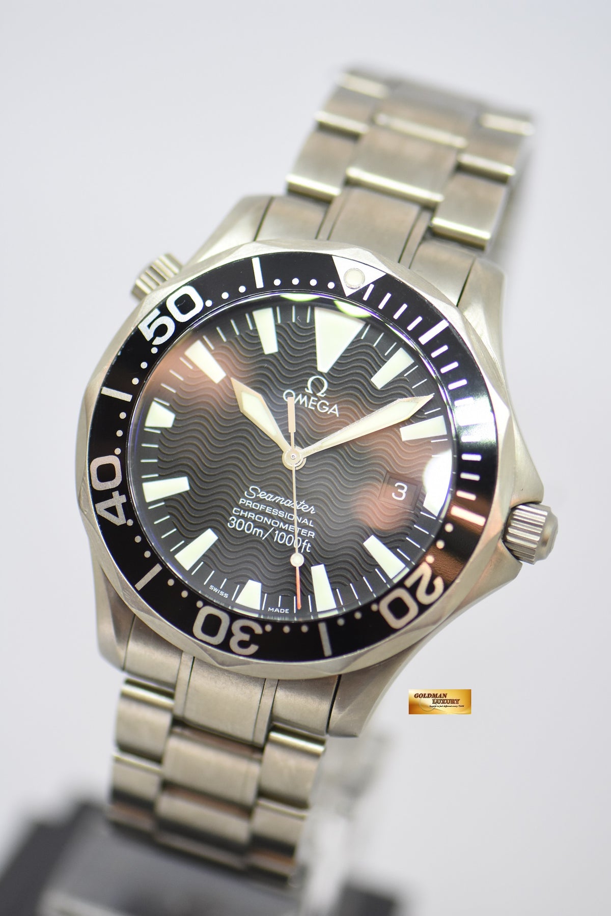 [SOLD] OMEGA SEAMASTER PROFESSIONAL DIVER 41mm TITANIUM IN BRACELET AUTOMATIC 2231.5000 (MINT)
