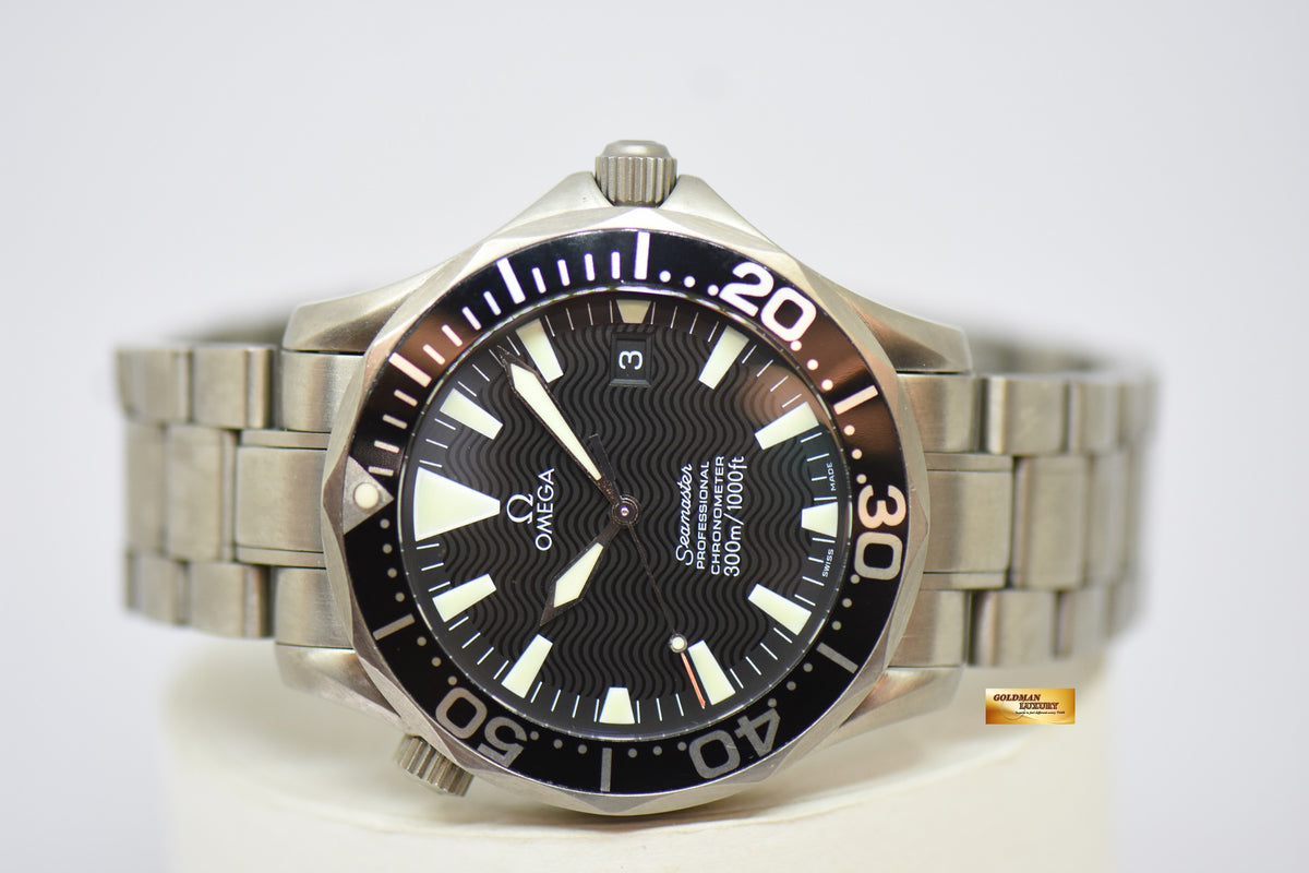 [SOLD] OMEGA SEAMASTER PROFESSIONAL DIVER 41mm TITANIUM IN BRACELET AUTOMATIC 2231.5000 (MINT)