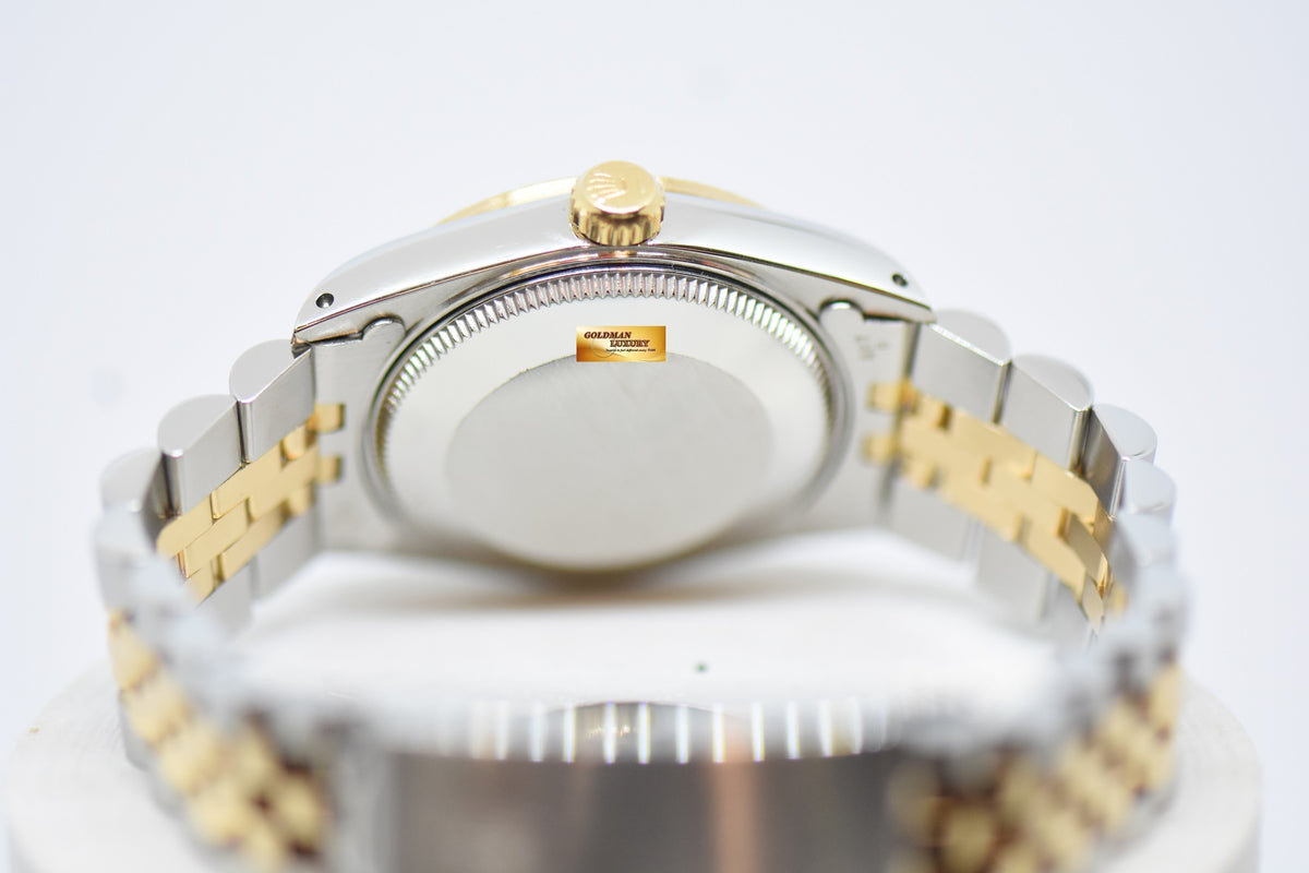 [SOLD] ROLEX OYSTER DATEJUST 31mm HALF-GOLD IN JUBILEE BRACELET DIAMOND DIAL 68273 (NEAR MINT)