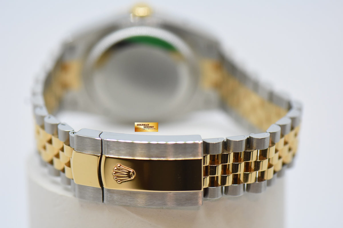 [SOLD] ROLEX OYSTER DATEJUST 36mm GOLD / STEEL IN JUBILEE BRACELET WHITE DIAL ROMAN NUMERALS 126233 (NEW-UNWORN)