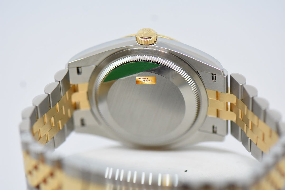 [SOLD] ROLEX OYSTER DATEJUST 36mm GOLD / STEEL IN JUBILEE BRACELET WHITE DIAL BATON NUMERALS 126233 (NEW-UNWORN)