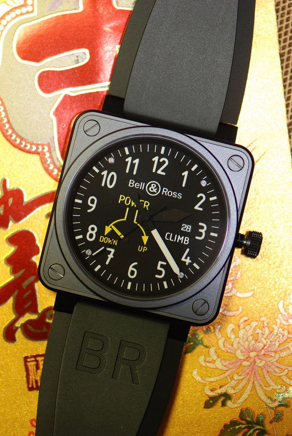 [SOLD] BELL & ROSS AVIATION BR01-97 CLIMB POWER RESERVE (NEW-UNWORN)