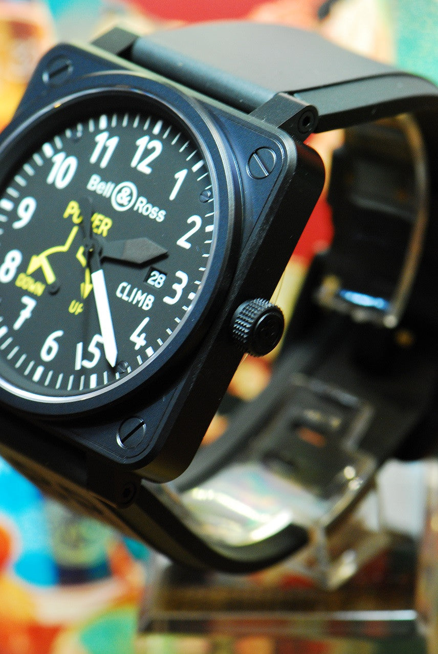 [SOLD] BELL & ROSS AVIATION BR01-97 CLIMB POWER RESERVE (NEW-UNWORN)