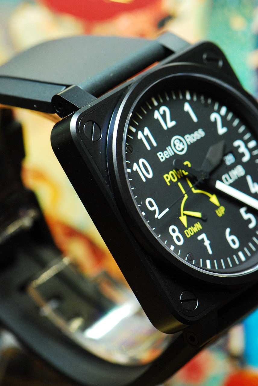 [SOLD] BELL & ROSS AVIATION BR01-97 CLIMB POWER RESERVE (NEW-UNWORN)