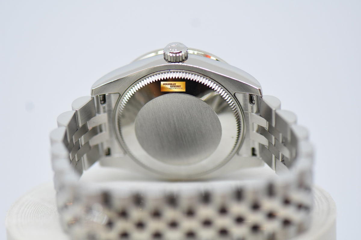 [SOLD] ROLEX OYSTER PERPETUAL DATEJUST 31mm MOP DIAMOND DIAL STEEL IN JUBILEE BRACELET ORIGINAL DIAMOND BEZEL 178384 (MINT)