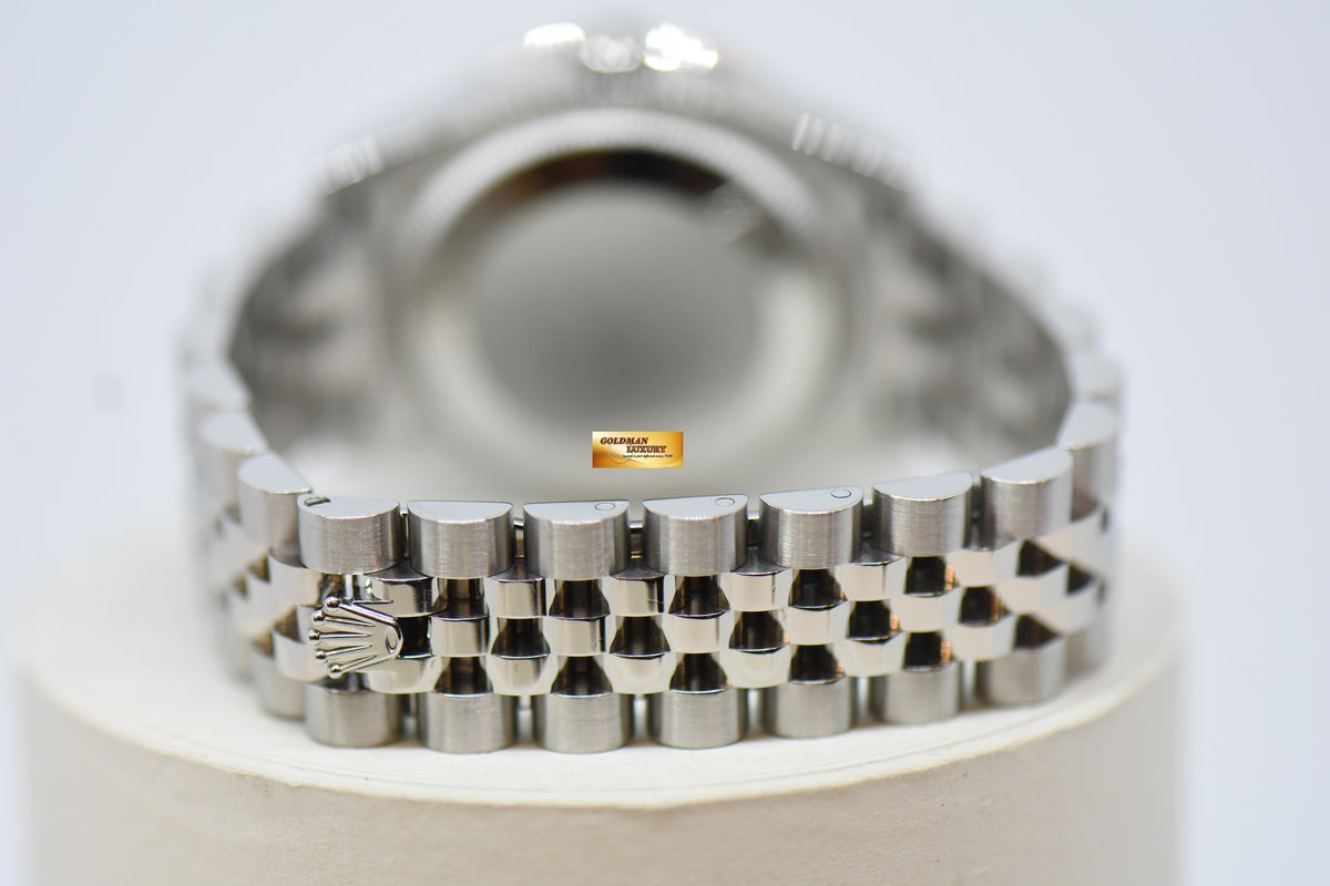 [SOLD] ROLEX OYSTER PERPETUAL DATEJUST 31mm MOP DIAMOND DIAL STEEL IN JUBILEE BRACELET ORIGINAL DIAMOND BEZEL 178384 (MINT)