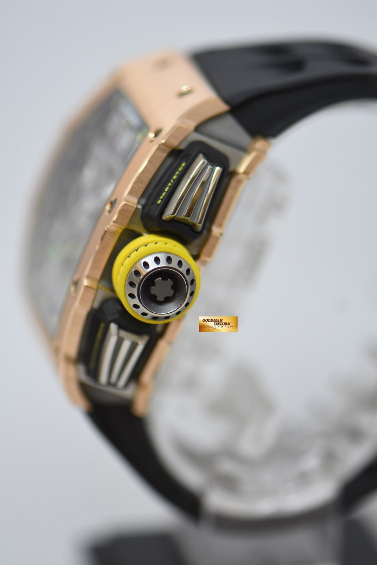 [SOLD] RICHARD MILLE FLYBACK CHRONOGRAPH IN ROSE GOLD ORIGINAL RUBBER STRAP RM11-03 AUTOMATIC (MINT CONDITION)