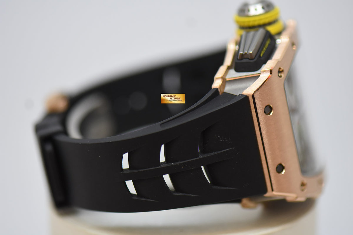 [SOLD] RICHARD MILLE FLYBACK CHRONOGRAPH IN ROSE GOLD ORIGINAL RUBBER STRAP RM11-03 AUTOMATIC (MINT CONDITION)