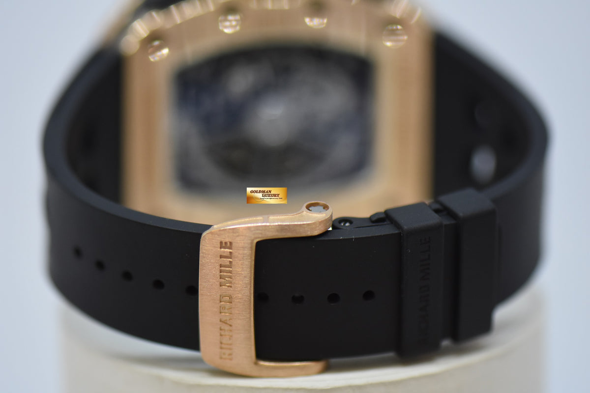 [SOLD] RICHARD MILLE FLYBACK CHRONOGRAPH IN ROSE GOLD ORIGINAL RUBBER STRAP RM11-03 AUTOMATIC (MINT CONDITION)