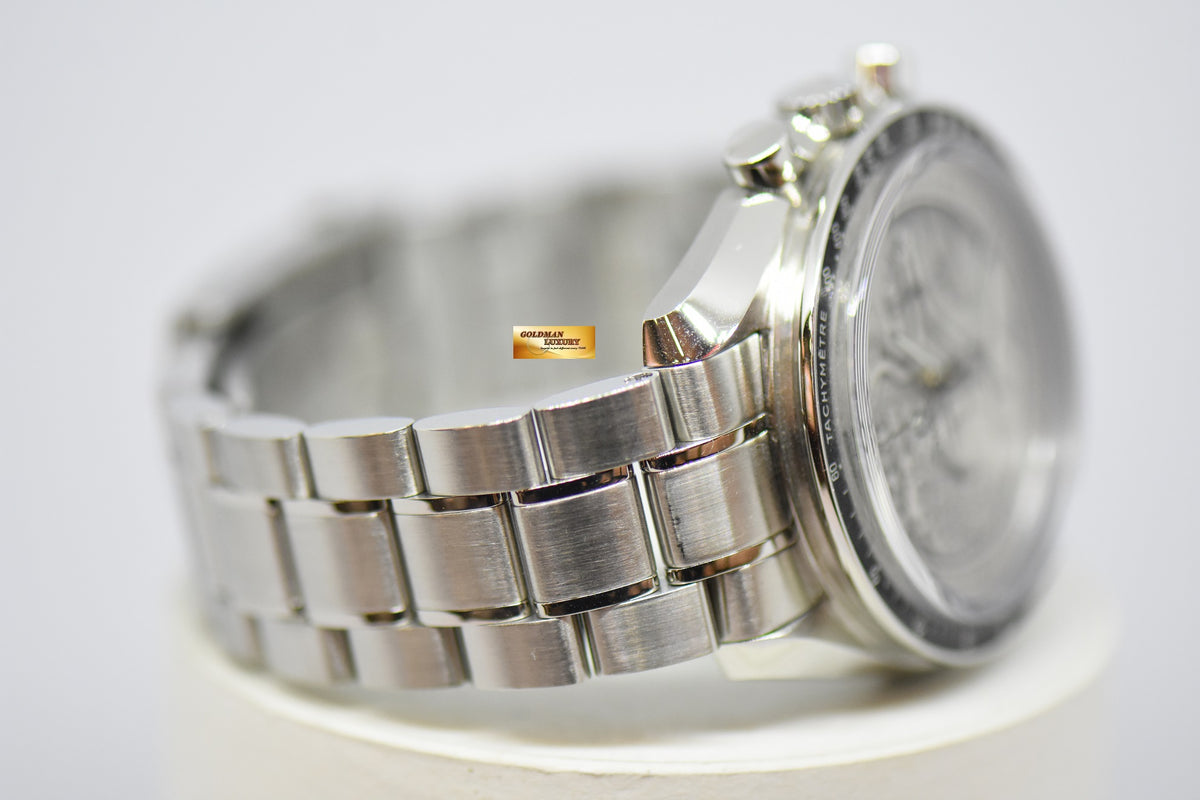 [SOLD] OMEGA SPEEDMASTER CHRONOGRAPH MOONWATCH APOLLO 17 SILVER COIN DIAL 40TH ANNIVERSARY LIMITED EDITION (MINT)