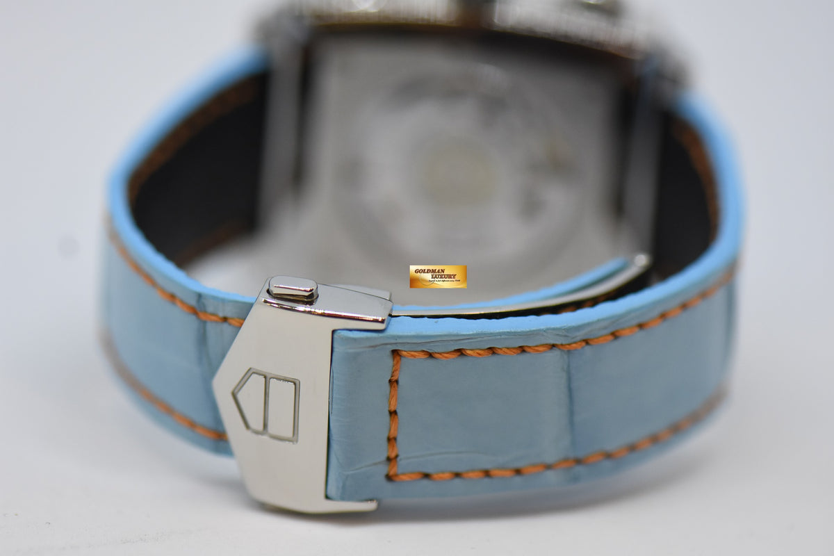 [SOLD] TAG HEUER MONACO VINTAGE GULF “STEVE MCQUEEN” CHRONOGRAPH STEEL IN LEATHER STRAP LIMITED EDITION OF 2500PCS AUTOMATIC CAW2113 (MINT)
