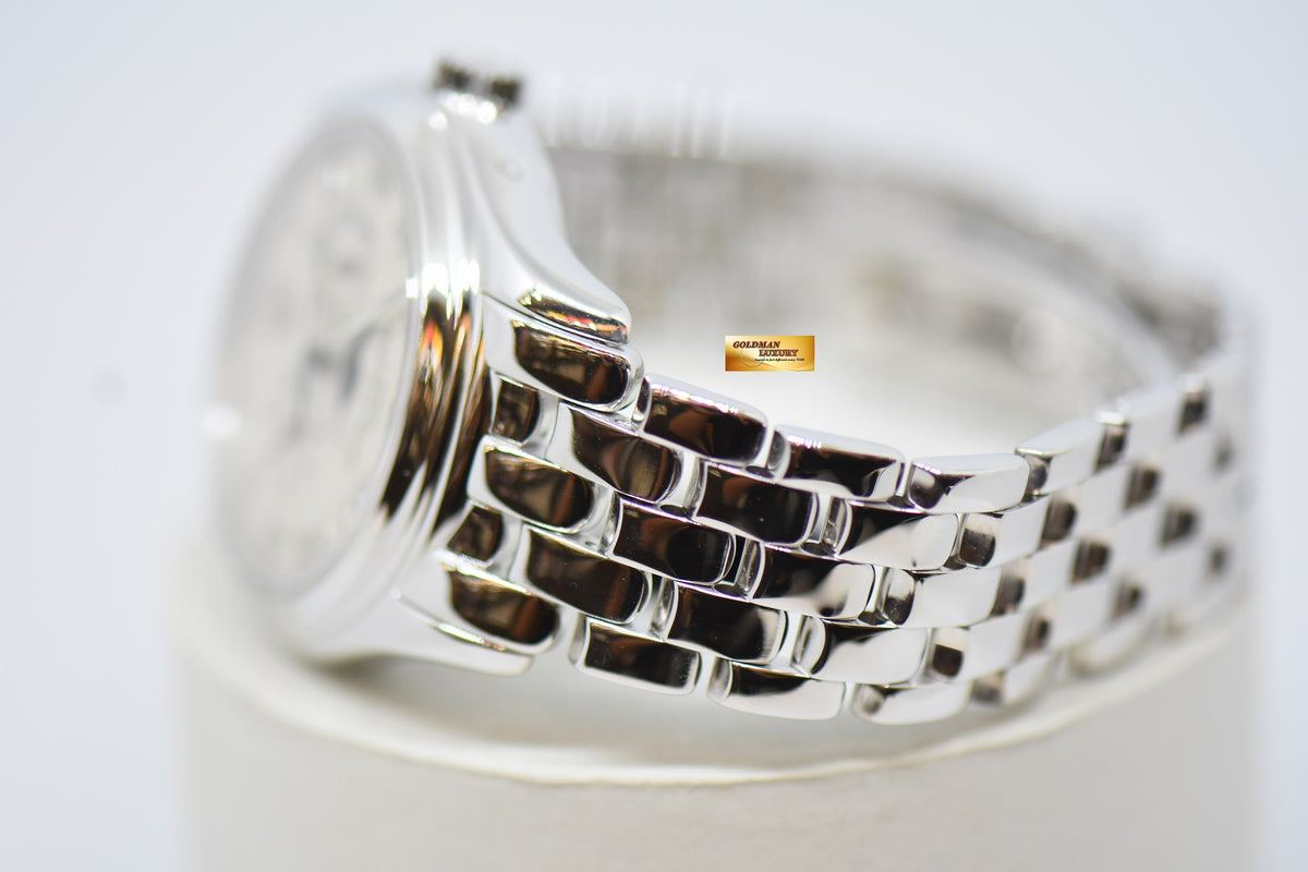 [SOLD] PATEK PHILIPPE ANNUAL CALENDAR 36mm 18K WHITE GOLD IN BRACELET MOONPHASE POWER RESERVE AUTOMATIC 5036G (MINT)