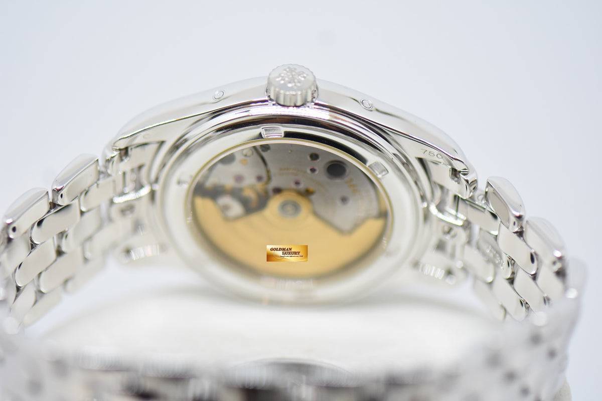 [SOLD] PATEK PHILIPPE ANNUAL CALENDAR 36mm 18K WHITE GOLD IN BRACELET MOONPHASE POWER RESERVE AUTOMATIC 5036G (MINT)