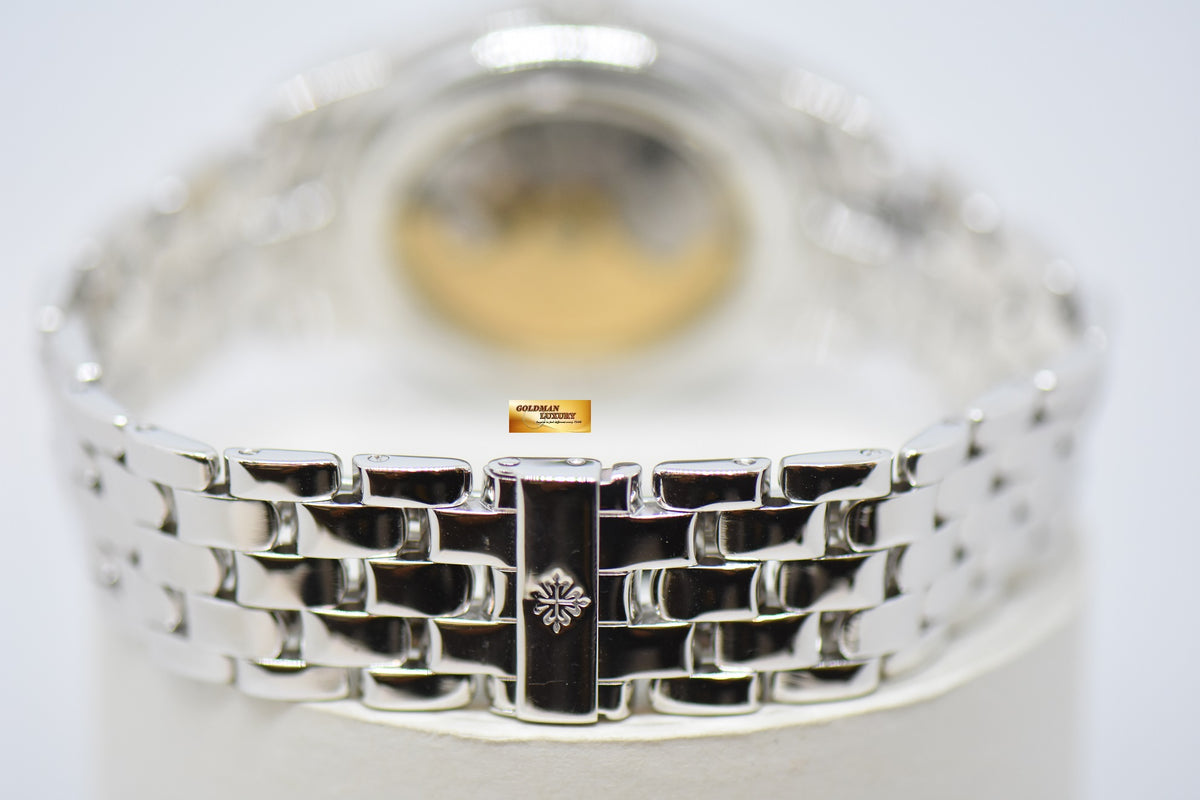 [SOLD] PATEK PHILIPPE ANNUAL CALENDAR 36mm 18K WHITE GOLD IN BRACELET MOONPHASE POWER RESERVE AUTOMATIC 5036G (MINT)