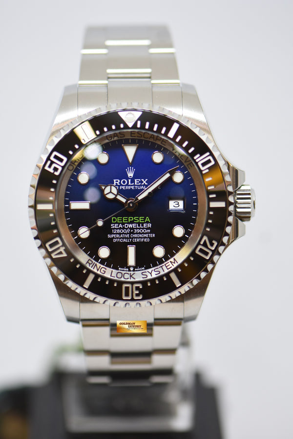 [SOLD] ROLEX OYSTER PERPETUAL DEEPSEA 44mm “JAMES CAMERON” BLUE DIAL STEEL IN BRACELET [NEW MODEL] 126660 (NEW-UNWORN)