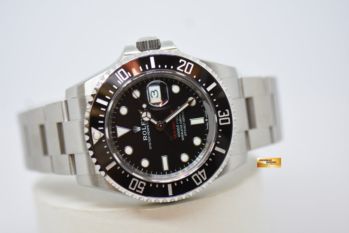 [SOLD] ROLEX OYSTER RED SEA-DWELLER 50TH ANNIVERSARY MARK II DIAL BLACK CERAMIC BEZEL Ref : 126600 (NEW-UNWORN)