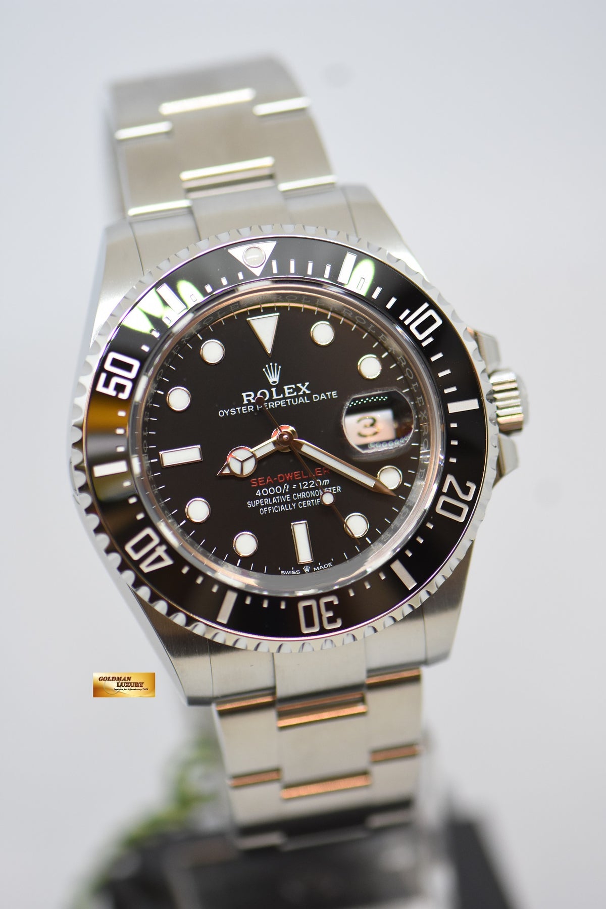 [SOLD] ROLEX OYSTER RED SEA-DWELLER 50TH ANNIVERSARY MARK II DIAL BLACK CERAMIC BEZEL Ref : 126600 (NEW-UNWORN)