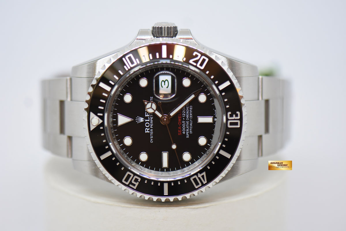 [SOLD] ROLEX OYSTER RED SEA-DWELLER 50TH ANNIVERSARY MARK II DIAL BLACK CERAMIC BEZEL Ref : 126600 (NEW-UNWORN)