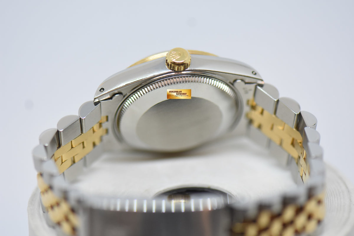 [SOLD] ROLEX OYSTER DATEJUST 31mm HALF-GOLD IN JUBILEE BRACELET DIAMOND DIAL 68273 (NEAR MINT)