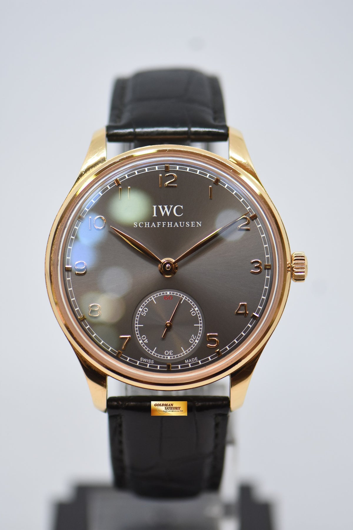 [SOLD] IWC PORTUGUESE 44mm ROSE GOLD HAND WOUND IW5454-06 (MINT)