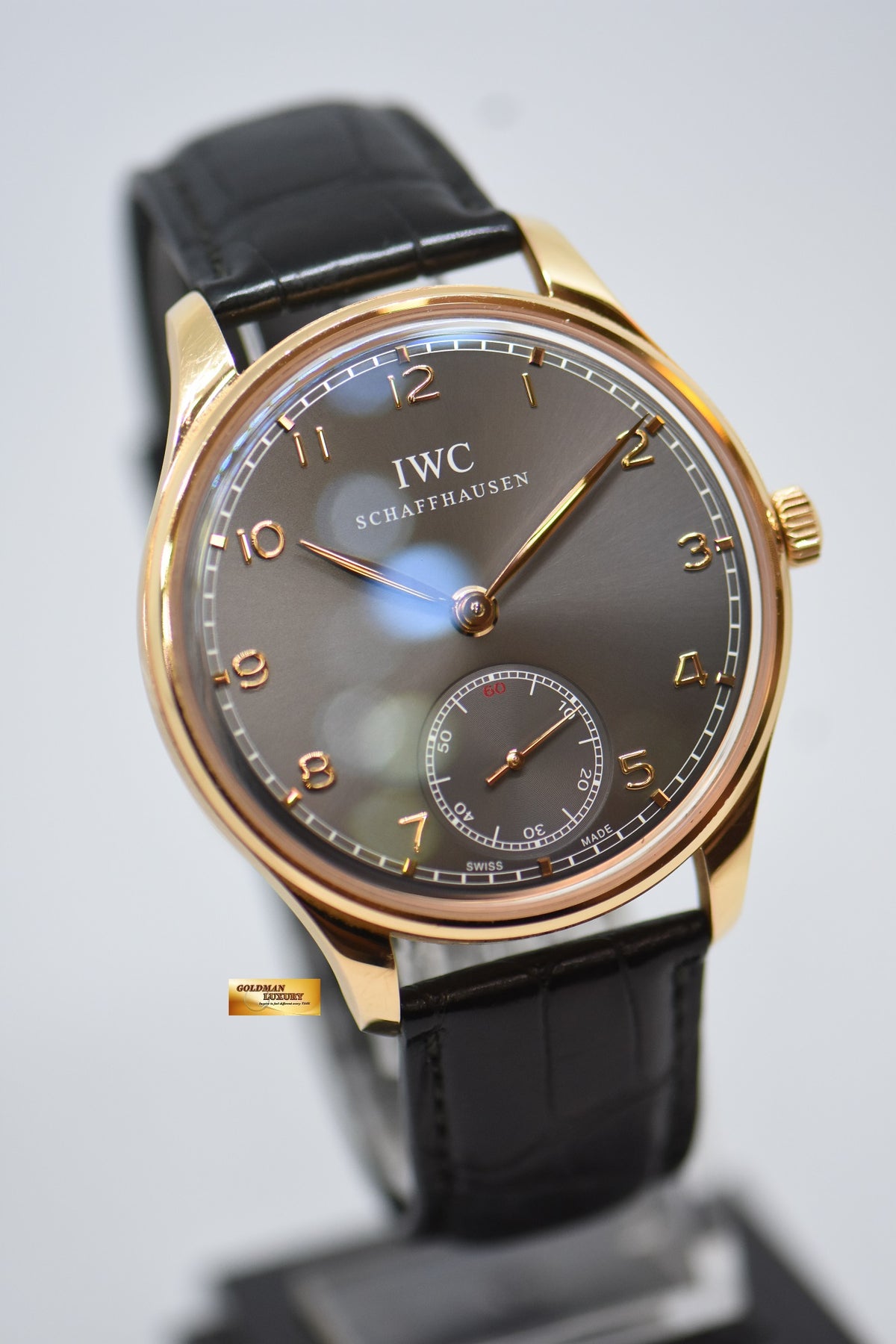 [SOLD] IWC PORTUGUESE 44mm ROSE GOLD HAND WOUND IW5454-06 (MINT)