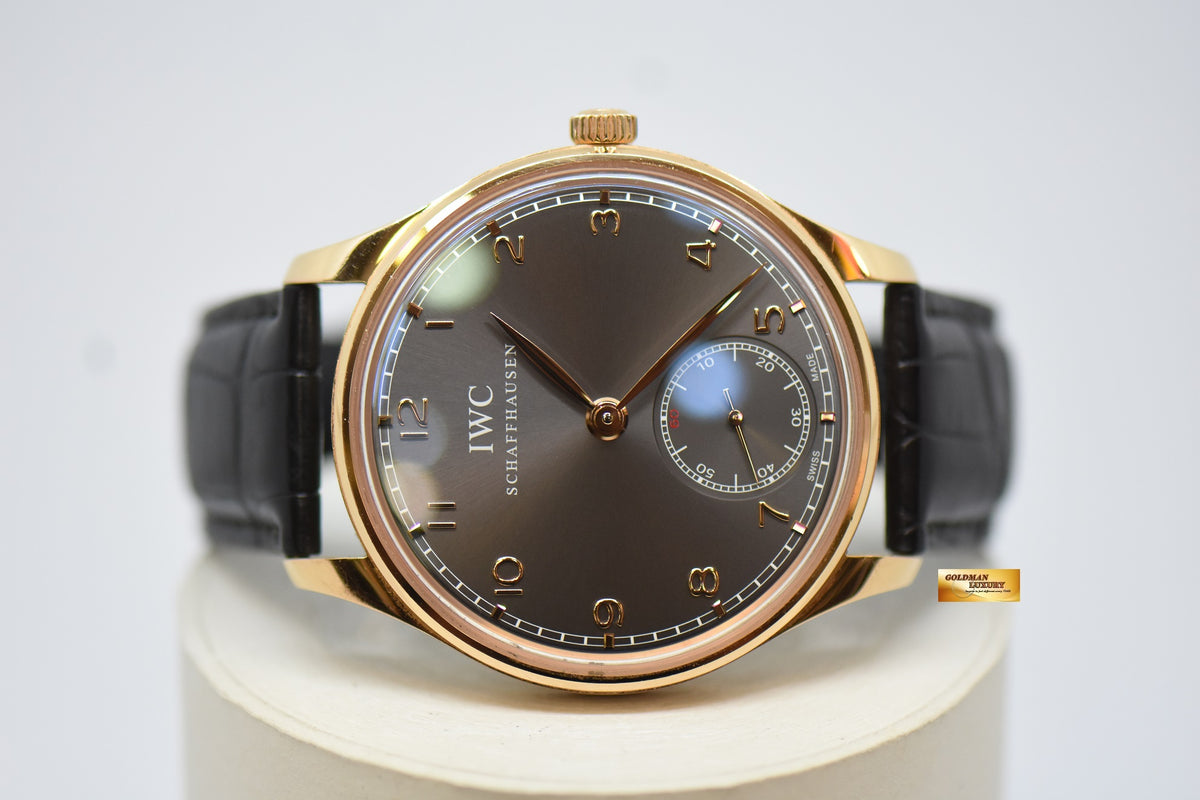 [SOLD] IWC PORTUGUESE 44mm ROSE GOLD HAND WOUND IW5454-06 (MINT)
