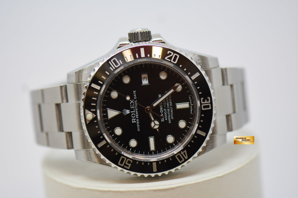 [SOLD] ROLEX OYSTER PERPETUAL SEA-DWELLER 4000  CERAMIC BLACK AUTOMATIC 116600 (MINT)