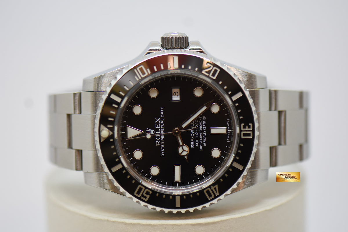 [SOLD] ROLEX OYSTER PERPETUAL SEA-DWELLER 4000  CERAMIC BLACK AUTOMATIC 116600 (MINT)