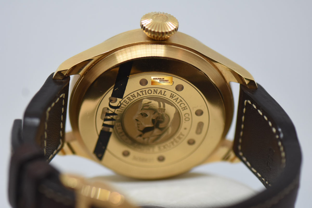 [SOLD] IWC BIG PILOT “ANTOINE SAINT EXUPERY” 46mm 7-DAYS POWER RESERVE RED GOLD IN BROWN LEATHER LIMITED EDITION OF 500PCS IW5004-21 (LNIB)