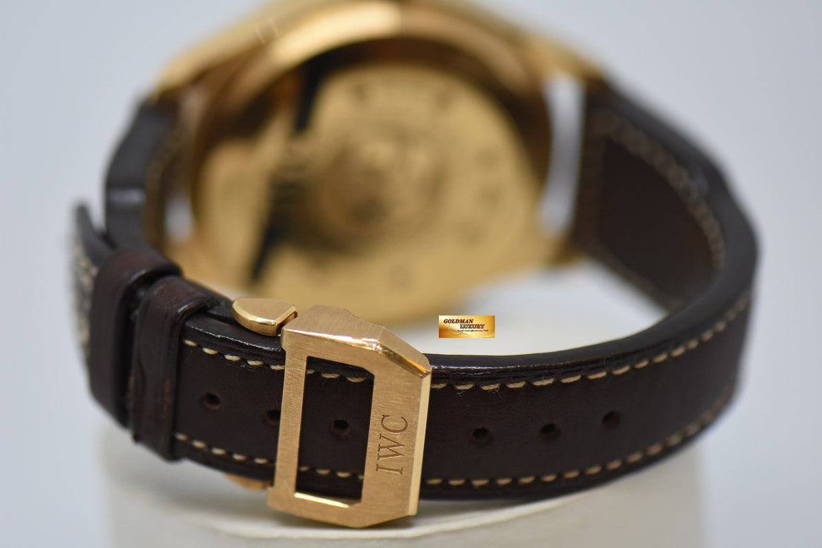[SOLD] IWC BIG PILOT “ANTOINE SAINT EXUPERY” 46mm 7-DAYS POWER RESERVE RED GOLD IN BROWN LEATHER LIMITED EDITION OF 500PCS IW5004-21 (LNIB)