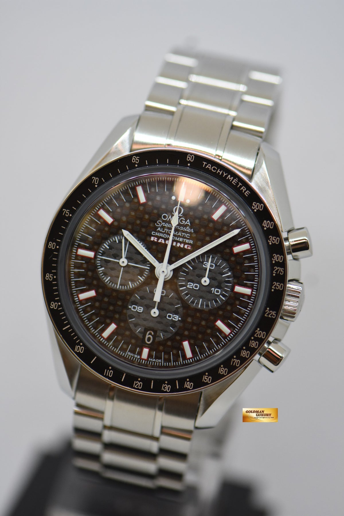 [SOLD] OMEGA SPEEDMASTER CHRONOGRAPH 42mm CARBON FIBRE RACING DIAL AUTOMATIC 3552.5900 (MINT)